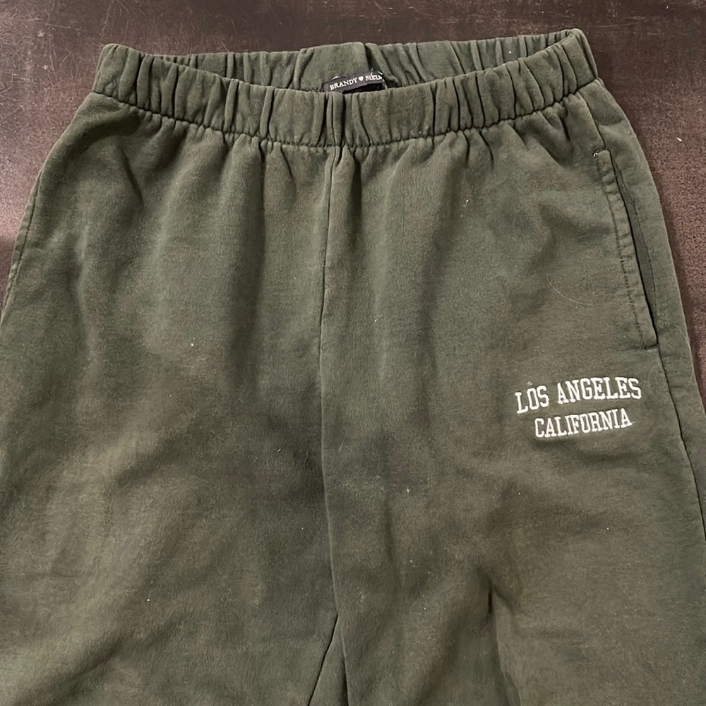 Dark green Brandy Melville sweat pants